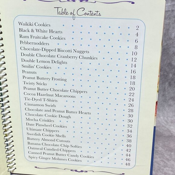 Gifts For Giving Cookies Spiral-Bound Recipe Book 2005 - Picture 3 of 10